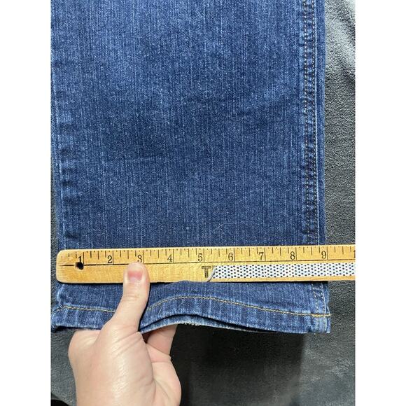 Lei Jeans Woman’s Sz 13 Tall Chelsea Lowrise Button Flap Pockets Y2K 90s - Picture 11 of 11